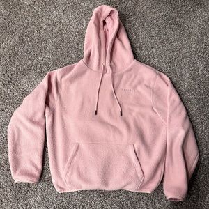 YoungLa Teddy Fleece Hoodie | Pink | Size M |